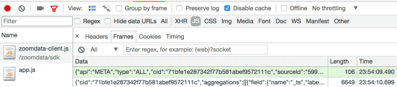 Meta Message in Websocket