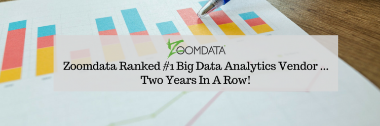 Zoomdata #1 Top Rated Big Data Vendor