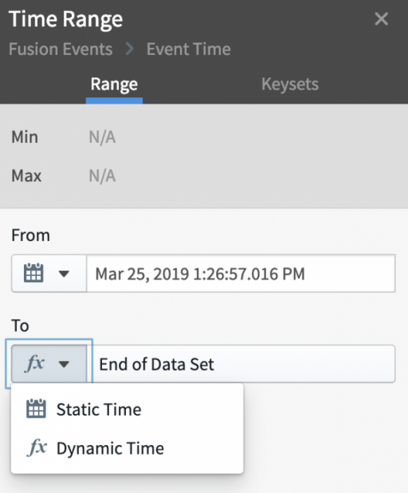 Screenshot of Time Range Filtering Screenshot of Time Range Filtering
